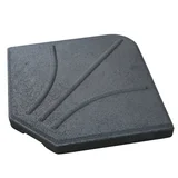 Base para sombrilla lateral 25 kg 1/4 negra