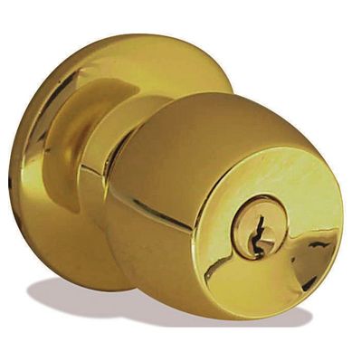 Cerradura pomo dorado sin llave
