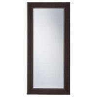 Espejo rectangular 50 x 110 cm marrón