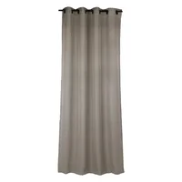 Pack de 2 cortinas de tela Lucca 140 x 250 cm gris