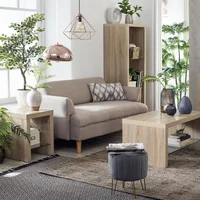 Sillón 2 cuerpos beige