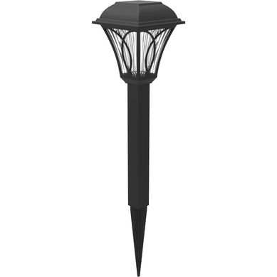 Estaca solar LED 35 cm negro