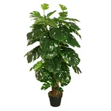 Planta artificial Palo monstera 120 cm con maceta