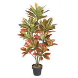 Planta artificial Croton 130 cm con maceta