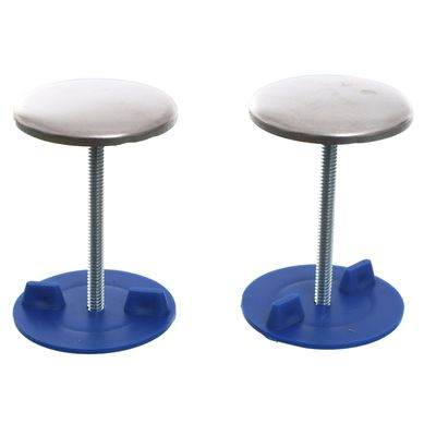 Tapa hueco x 2 unidades metal cromo