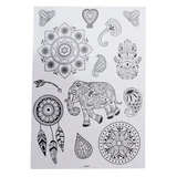 Papel autoadhesivo Étnico 50 x 70 cm