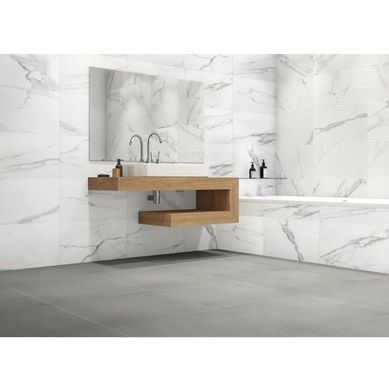 Porcelanato cementicio Evolution gris mate 30x60 cm
