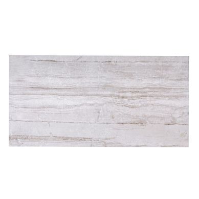 Revestimiento cermico marmolado Travertino Silver gris 30x60 cm