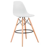 Taburete Eames blanca