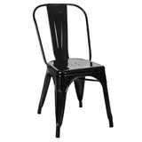 Silla de comedor Tolix negra