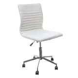 Silla de oficina Ankara recta blanca