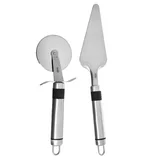 Set de 2 utensilios para pizza