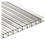 Policarbonato alveolar 4 mm x 1.05 x 1.45 m transparente