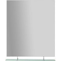 Espejo para baño rectangular 80 x 100 cm con repisa