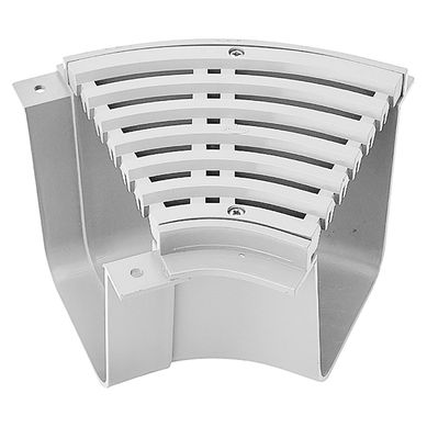 Curva para canal piscina gris