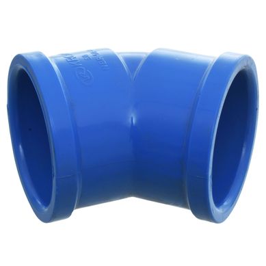 Codo 45 50 mm PVC presin
