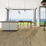 Piso vinílico maderado SPC 4 mm Natural Brow café satinado 2.20 m2