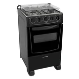 Cocina a gas PK-268BK 48 cm 4 hornallas negra