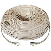 Cable telefnico chato 4 hilos x metro