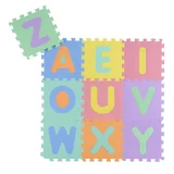 Alfombra infantil goma eva Puzzle Letras encastrable 30 x 30 cm