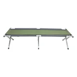 Catre de aluminio y tela oxford verde
