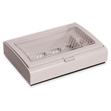 Placa 3 m�dulos con membrana IP54 gris