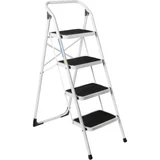 Escalera tijera de acero 4 escalones 1.3 m