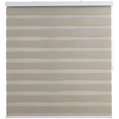 Cortina roller Da y Noche 160 x 165 cm beige