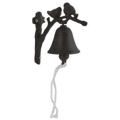 Campana para puerta negra