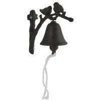 Campana para puerta negra