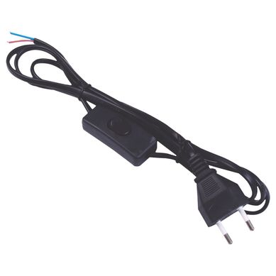 Chicote para portatil con perilla y ficha 1,80 m