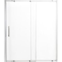 Mampara de baño sobre bañera ajustable 135/150 x 150 cm 6 mm