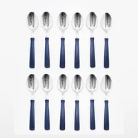 Pack de 12 cucharas New Color azul