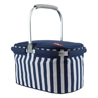 Canasto picnic térmico azul