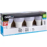 Pack de 4 lámaparas LED A60 E27 10 w luz fria