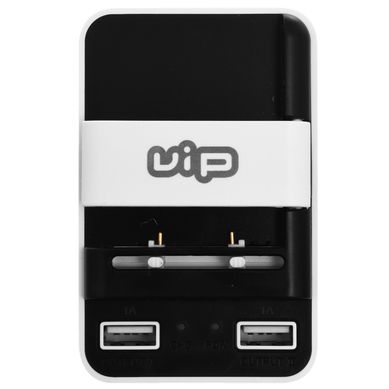 Cargador universal de batera con 2 USB 1A