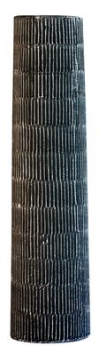 Florero Kata negro/blanco 12 x 46 cm