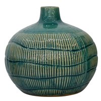 Florero Kaula verde jade 17 x 16 cm