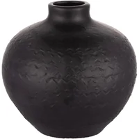 Botella Kiri negro mate 18 x 18 cm