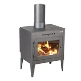 Calefactor a leña Eco Multi 10000 KCAL gris