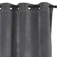 Cortina de tela Velvet 135 x 220 cm gris