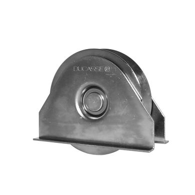 Rueda para port�n acero templado 6.2 x 6.8 x 2.3 mm placa 64 mm 100 kg