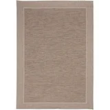 Alfombra Indy border 160 x 230 cm gris