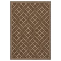 Alfombra Dawn diamond 160 x 230 cm café