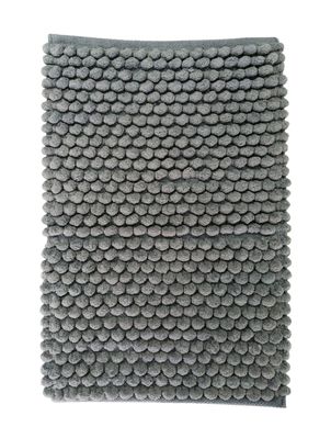 Alfombra de ba�o Cubes 40 x 60 cm gris
