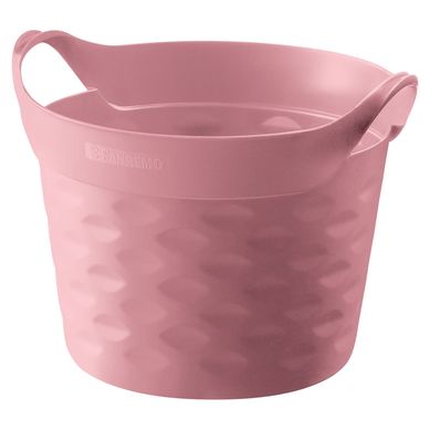 Canasto organizador de plstico rosa 3 L