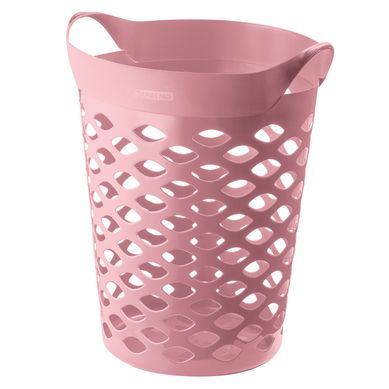 Canasto flexible redondo 44 L rosa