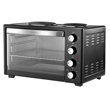 Horno elctrico 2 discos 53 L 1600 w negro