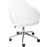 Silla de oficina Copito blanco