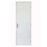 Puerta de interior MDF laminada PVC derecha blanca 76 x 204 x 10 cm